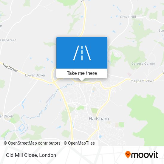 Old Mill Close map