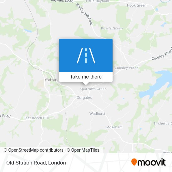 Old Station Road map