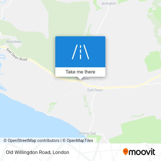 Old Willingdon Road map