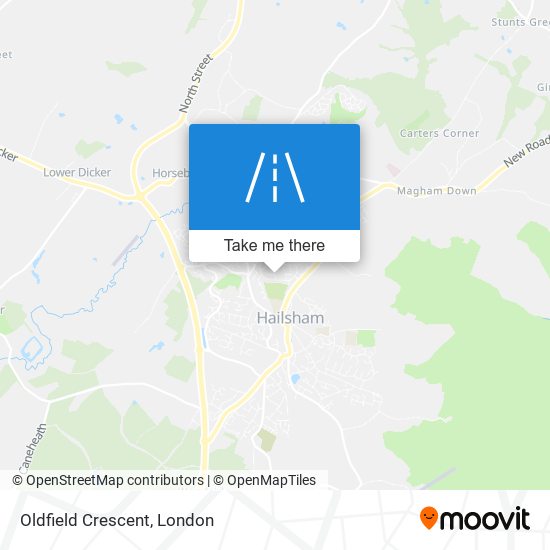 Oldfield Crescent map