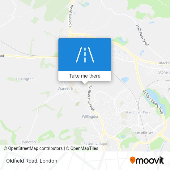 Oldfield Road map