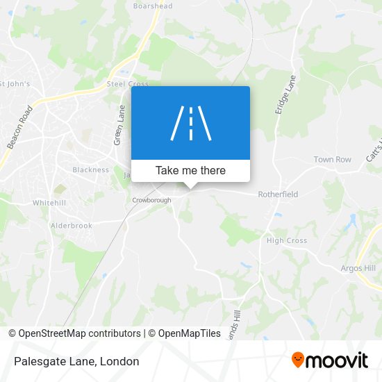 Palesgate Lane map