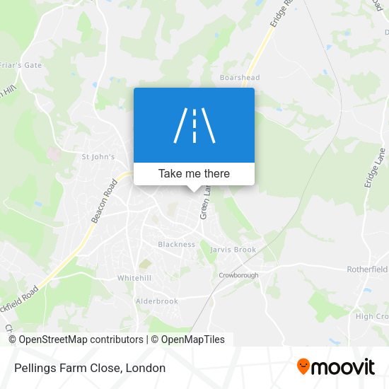 Pellings Farm Close map