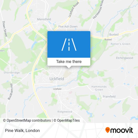 Pine Walk map