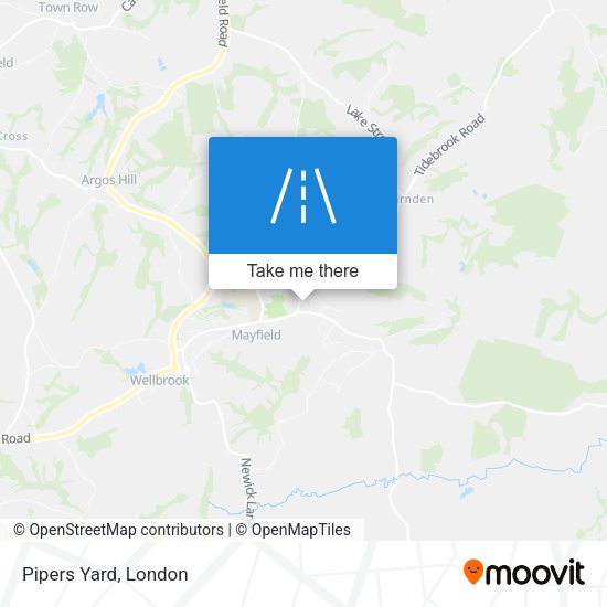 Pipers Yard map