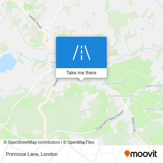 Primrose Lane map