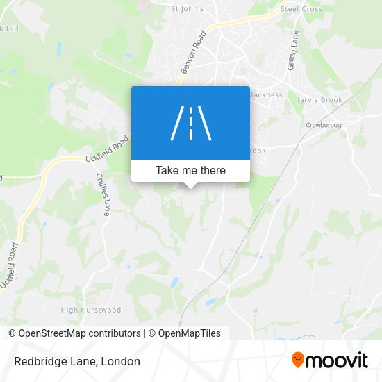 Redbridge Lane map