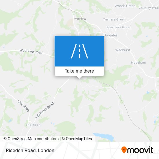 Riseden Road map