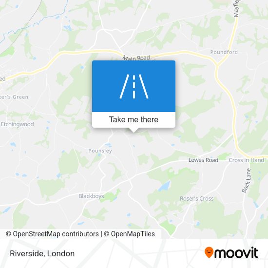 Riverside map
