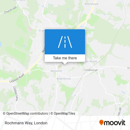 Rochmans Way map