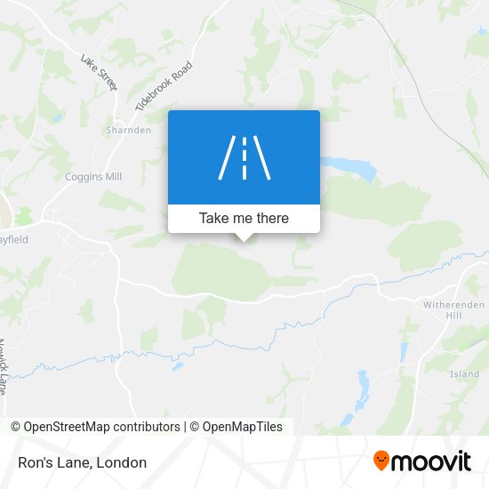 Ron's Lane map