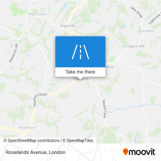 Roselands Avenue map