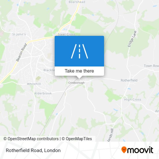 Rotherfield Road map