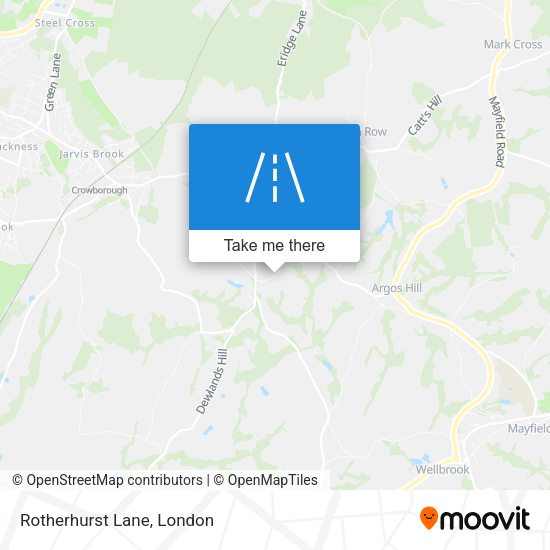 Rotherhurst Lane map