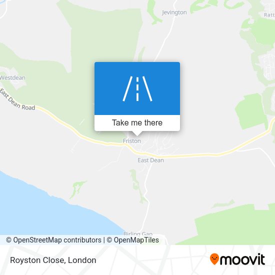 Royston Close map