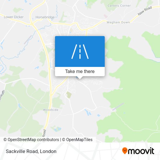 Sackville Road map