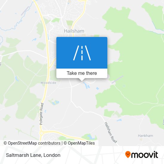 Saltmarsh Lane map