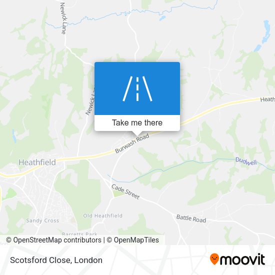 Scotsford Close map