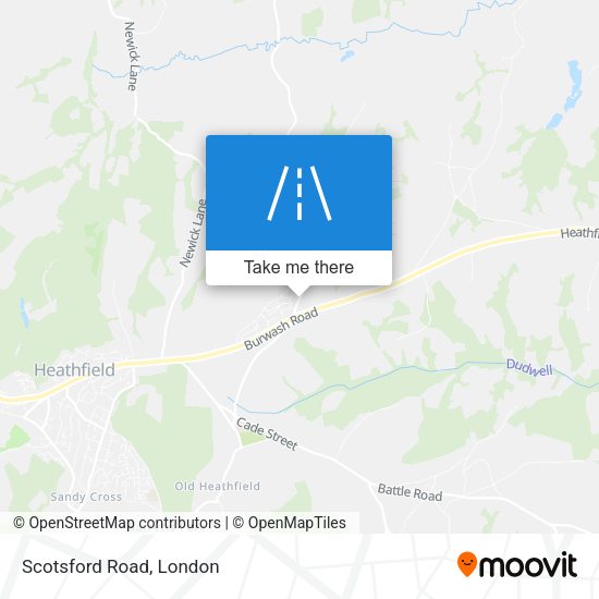 Scotsford Road map