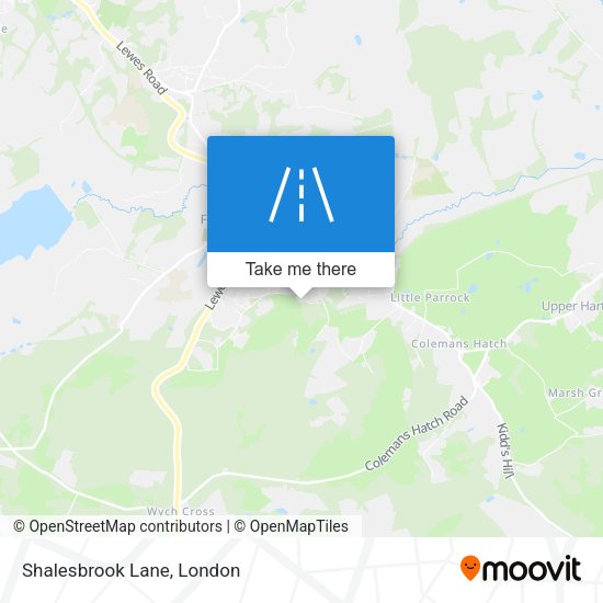 Shalesbrook Lane map