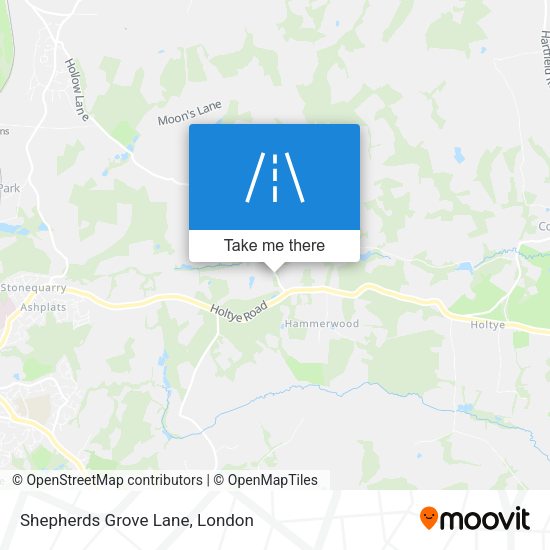 Shepherds Grove Lane map