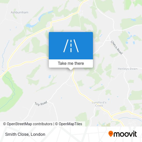 Smith Close map