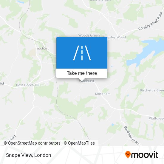 Snape View map