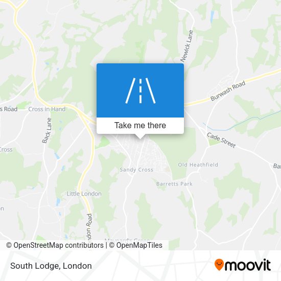 South Lodge map