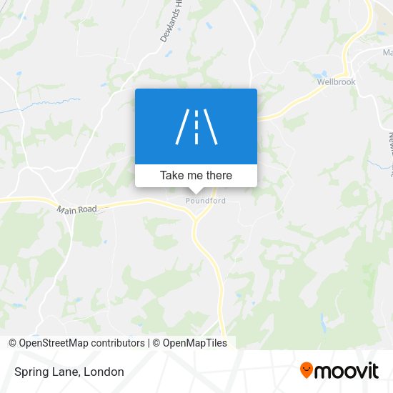 Spring Lane map