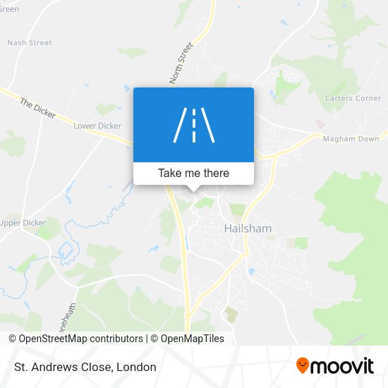 St. Andrews Close map