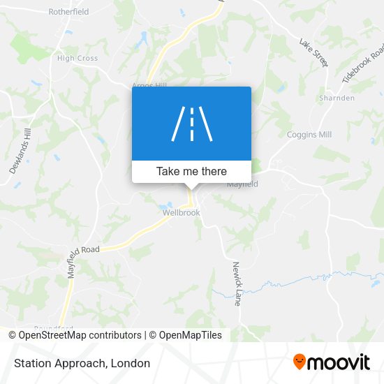 Station Approach map