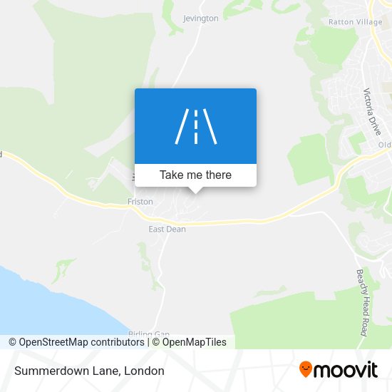 Summerdown Lane map