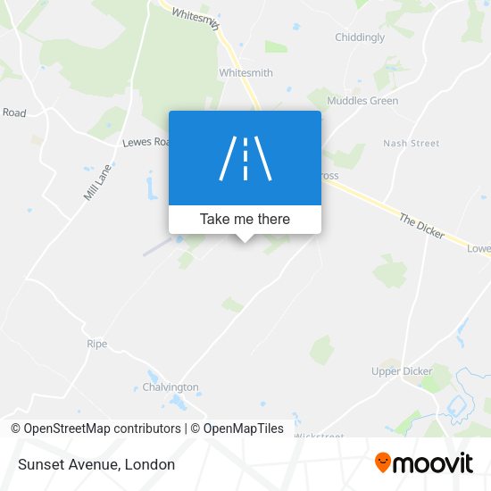 Sunset Avenue map
