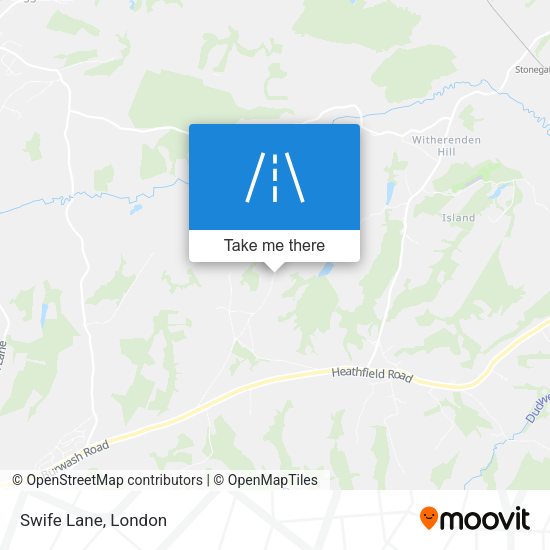 Swife Lane map