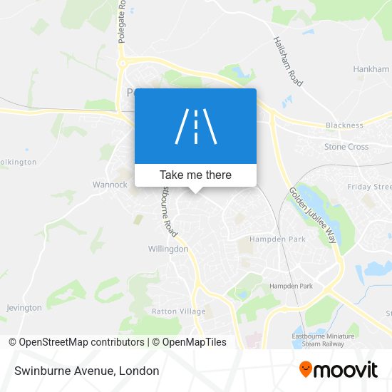 Swinburne Avenue map