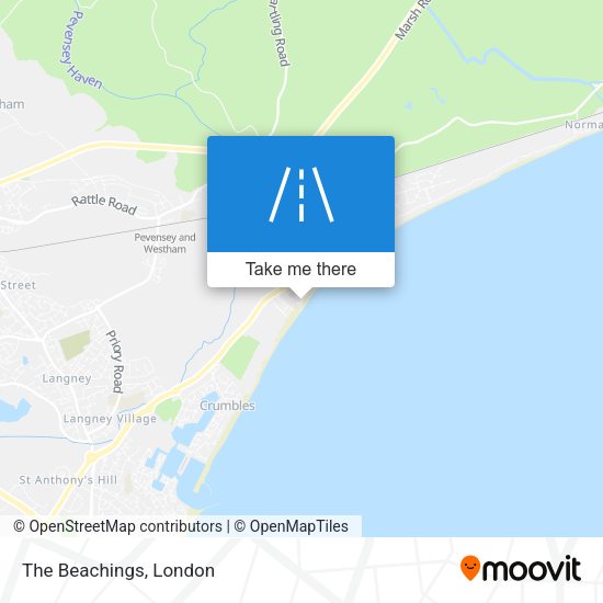The Beachings map