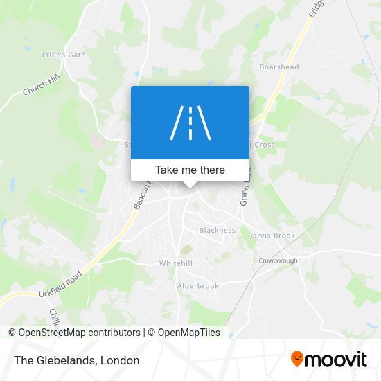 The Glebelands map