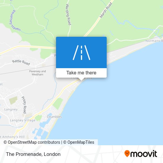 The Promenade map