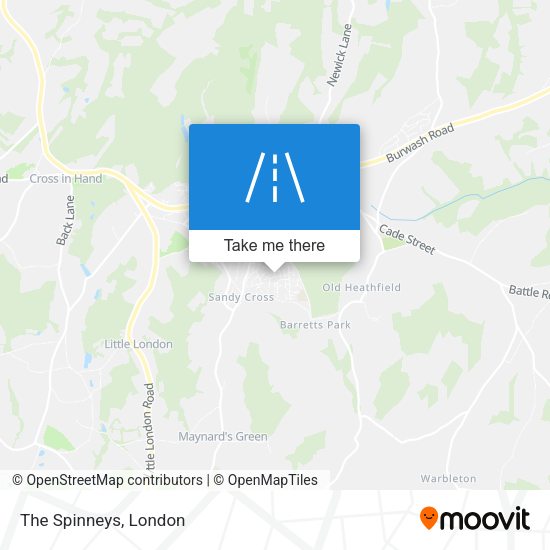 The Spinneys map
