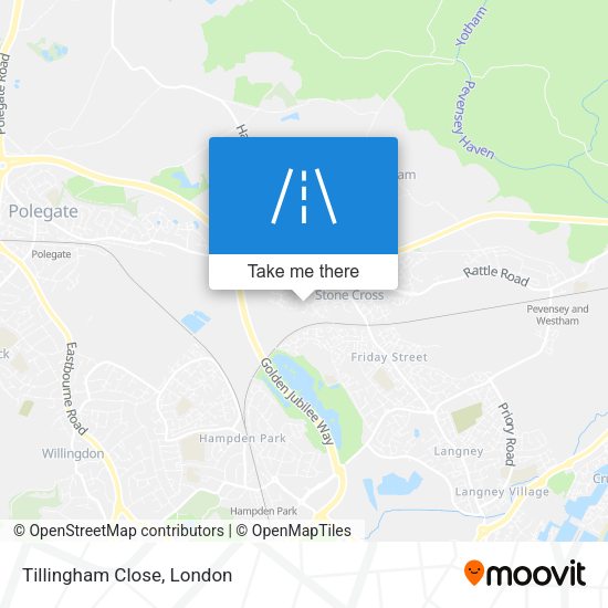 Tillingham Close map