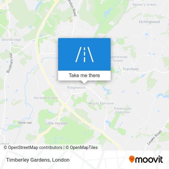 Timberley Gardens map