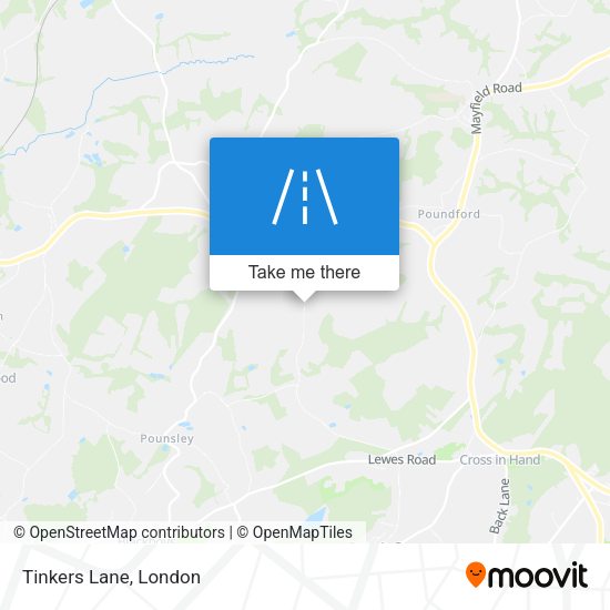 Tinkers Lane map