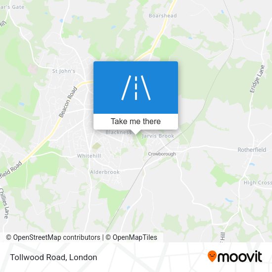 Tollwood Road map