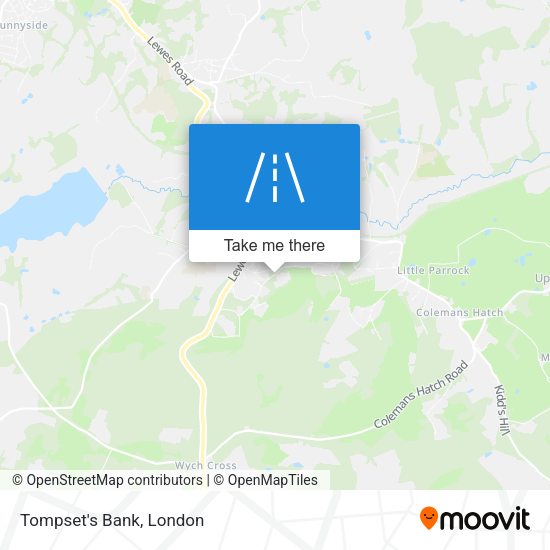 Tompset's Bank map