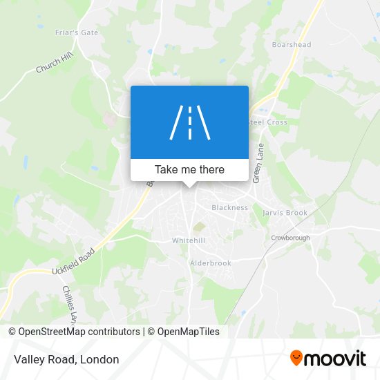 Valley Road map