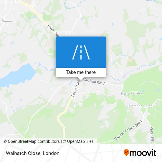Walhatch Close map