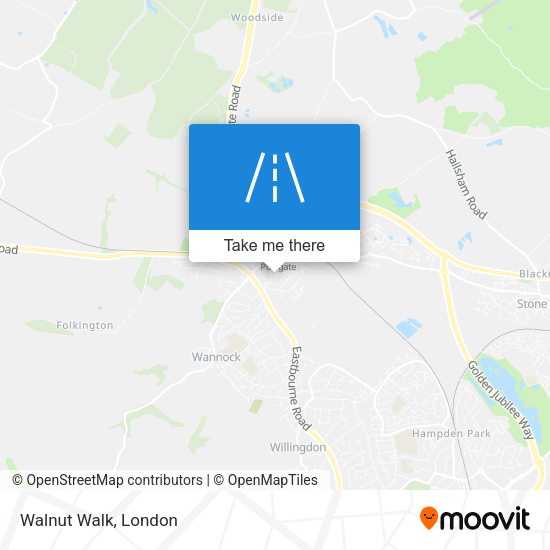 Walnut Walk map