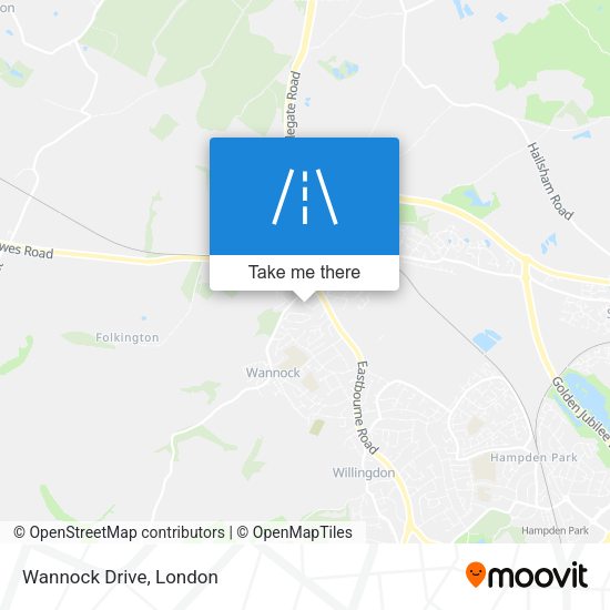 Wannock Drive map