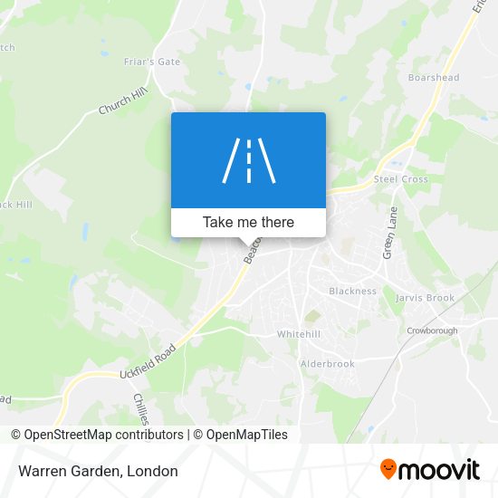 Warren Garden map