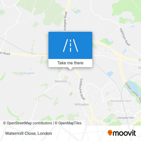 Watermill Close map